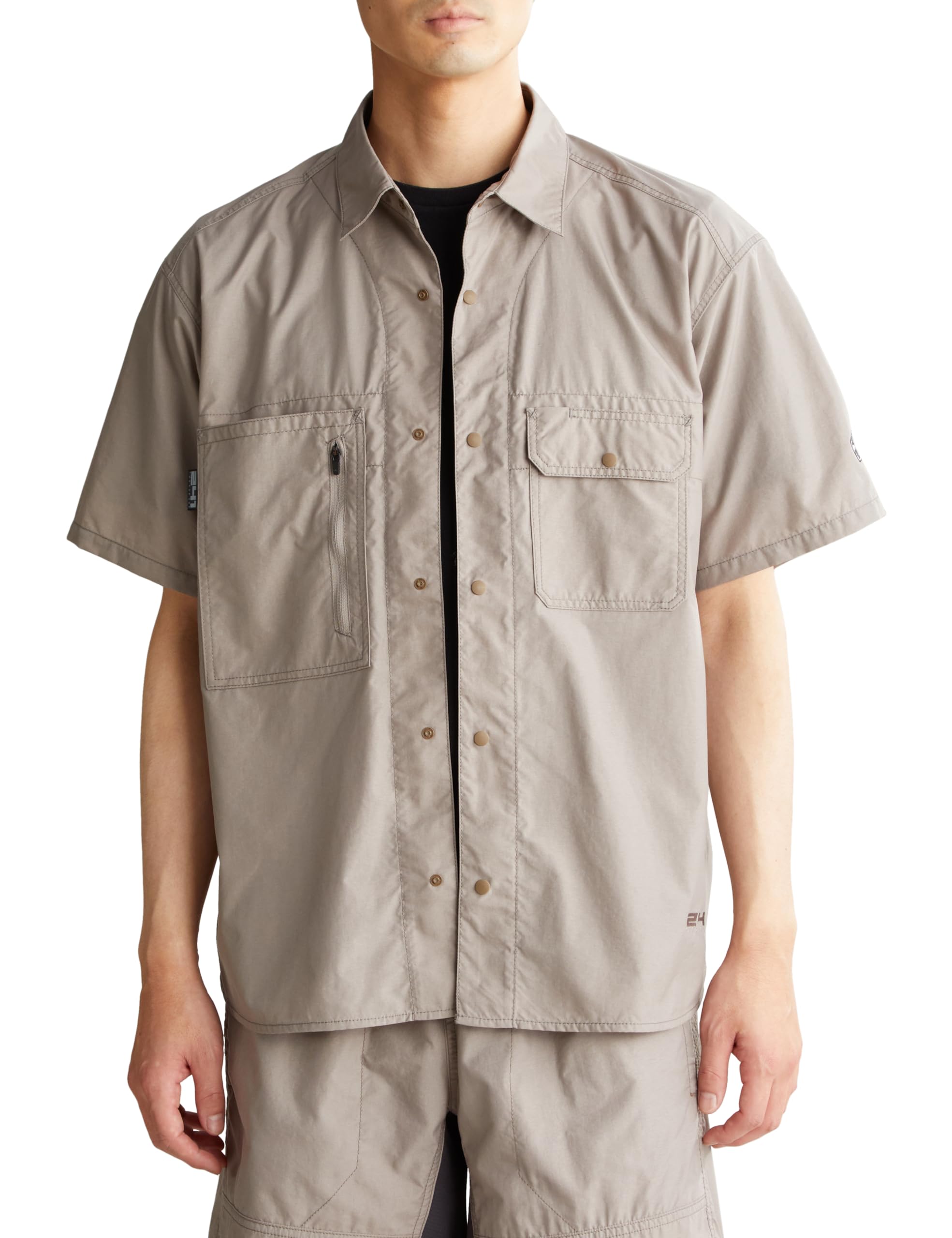 エリア241-ワークシャツジャケット（メンズ） L カーキ #MB1350-KH