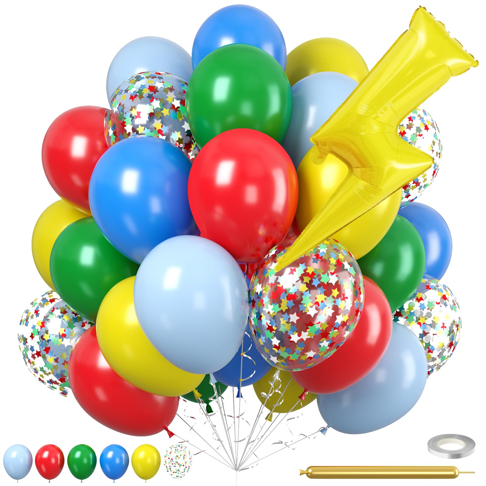 Ballons rouges verts bleus de qualité pour éviter les éclatements - 8