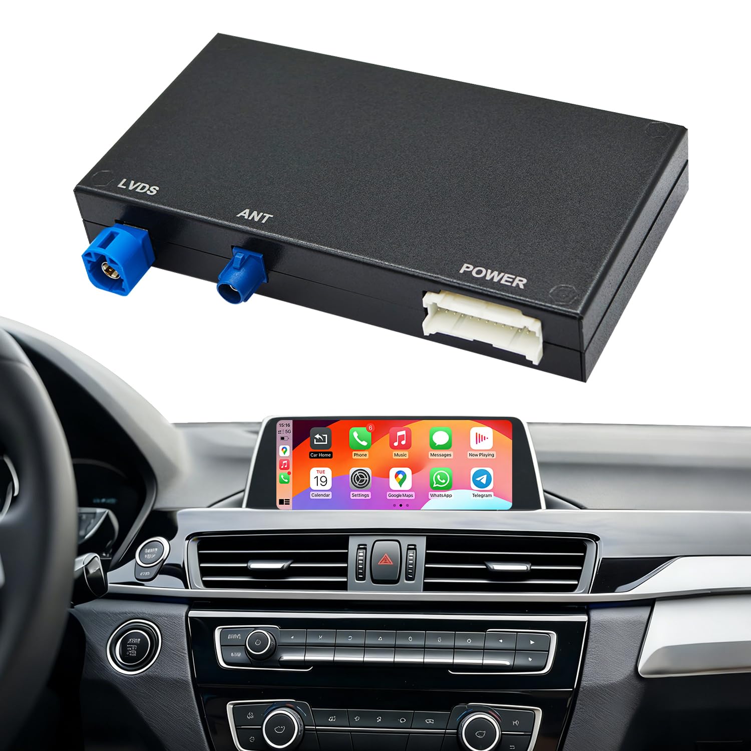 Amazon.com: Wireless CarPlay Android Auto Retrofit Kit for BMW CIC