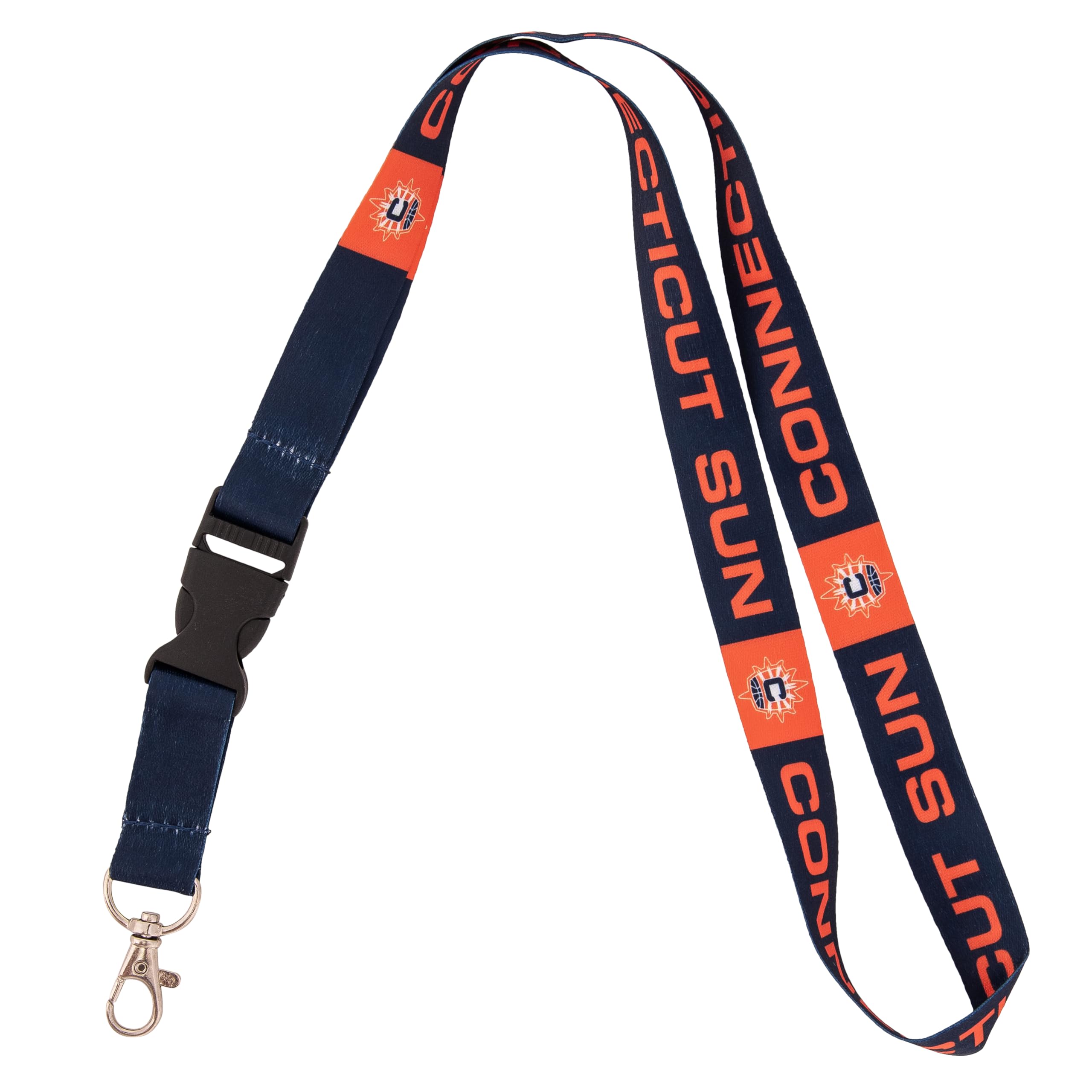 Desert Cactus Connecticut Sun Lanyard Keychain Detachable WNBA Breakaway Snap Buckle Car Keys ID Badge Holder (Lanyard A)