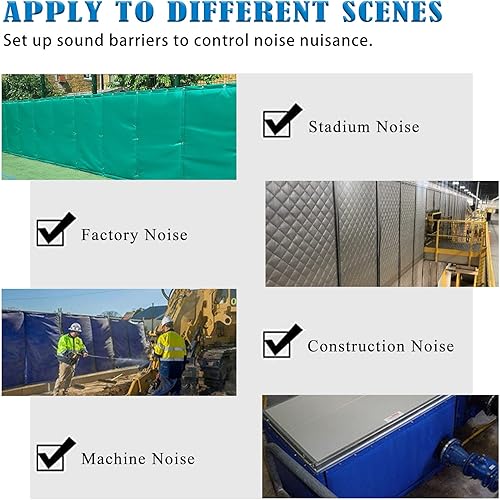 Miniatura 5 de LTCANOPY Tráfico de construcción temporal Campos deportivos industriales Control de ruido al aire libre Bloqueo de sonido Reducción de cancelación