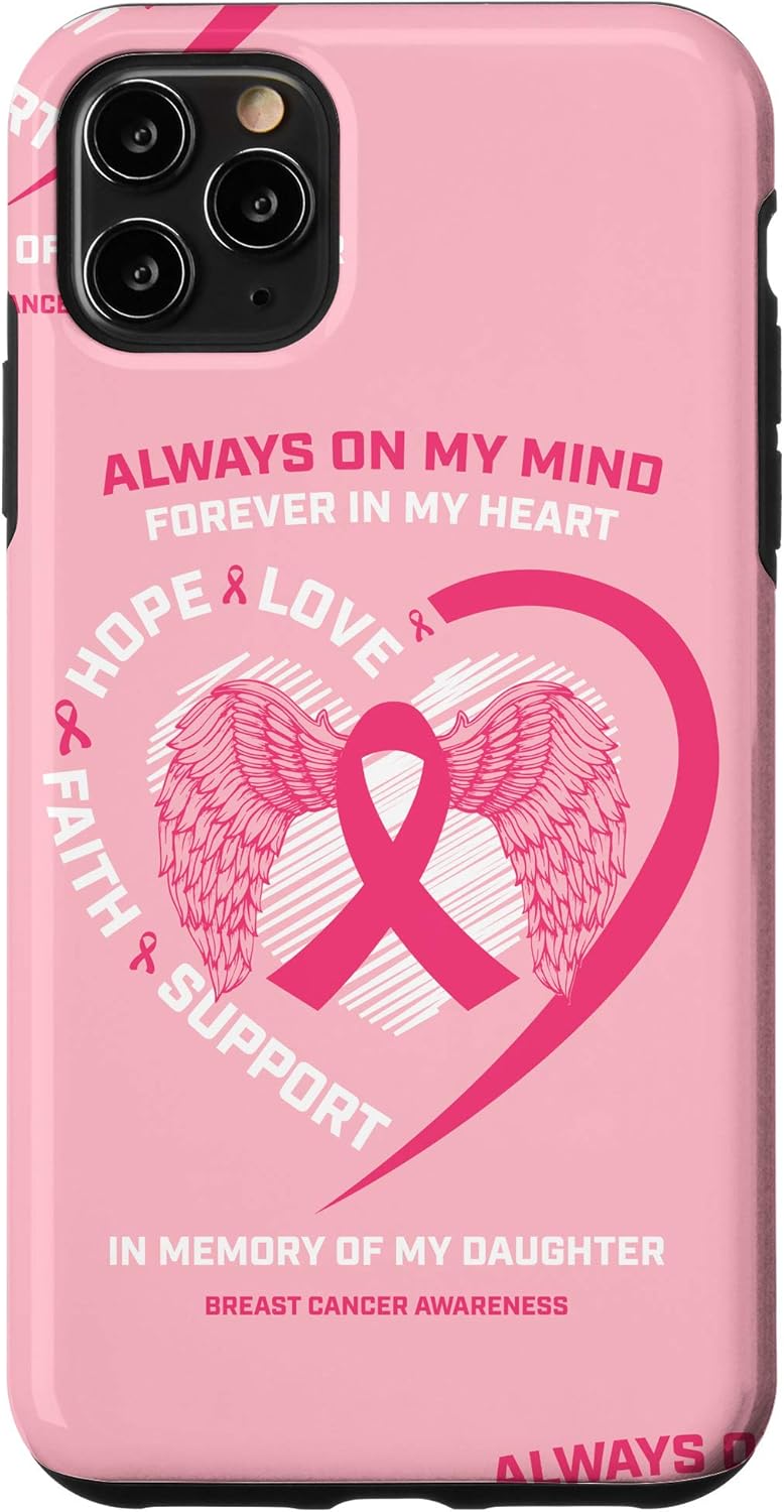 iPhone 7 Plus/8 Plus Gift Pink Breast Cancer Phone Cases In Memory Of My Daughter Case