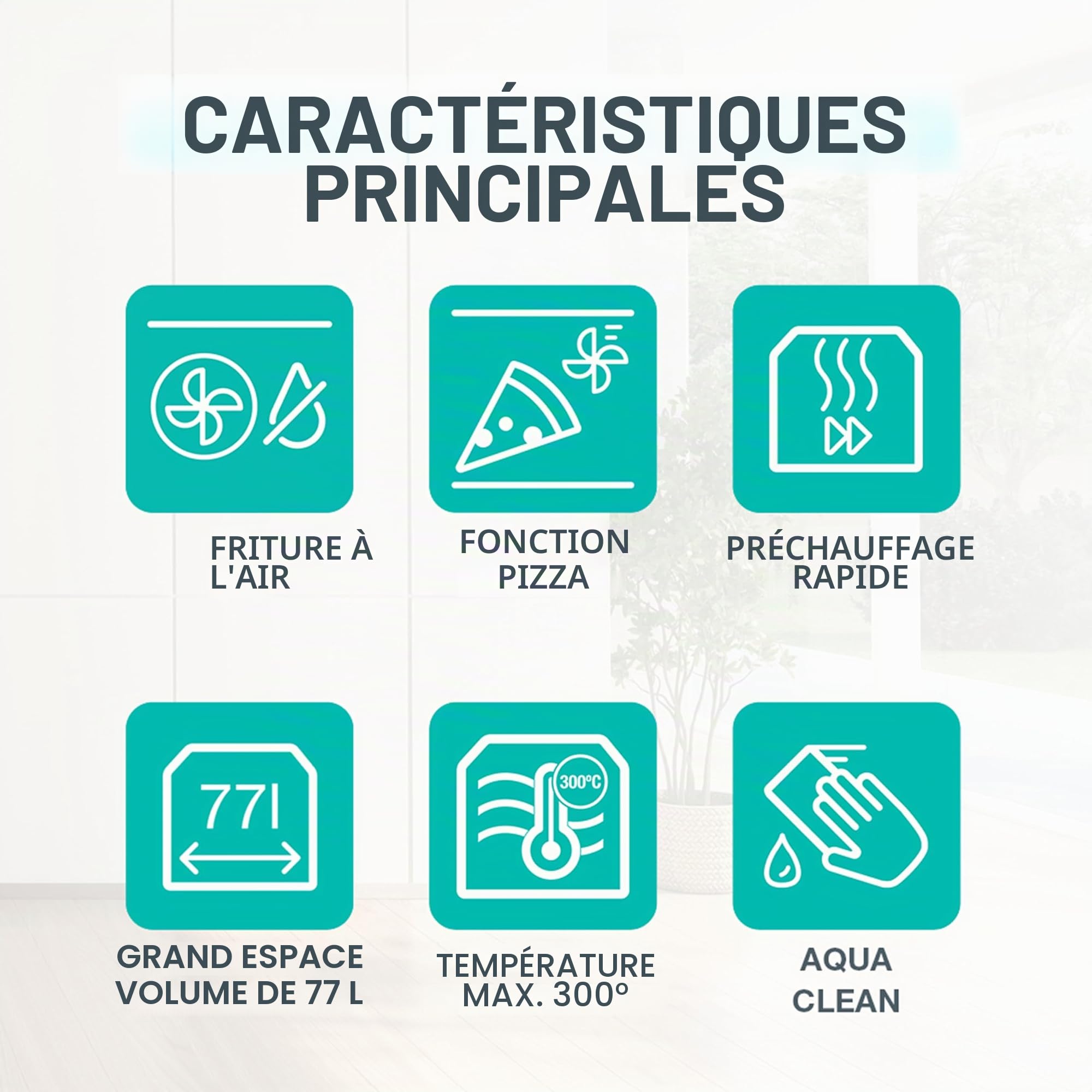 Gorenje OptiBake BOS 6737 E02X Four encastrable / 77 L/AquaClean/Air chaud/ExtraSteam/AirFry/PerfectGrill/Pizzamode 300 °C/Acier inoxydable