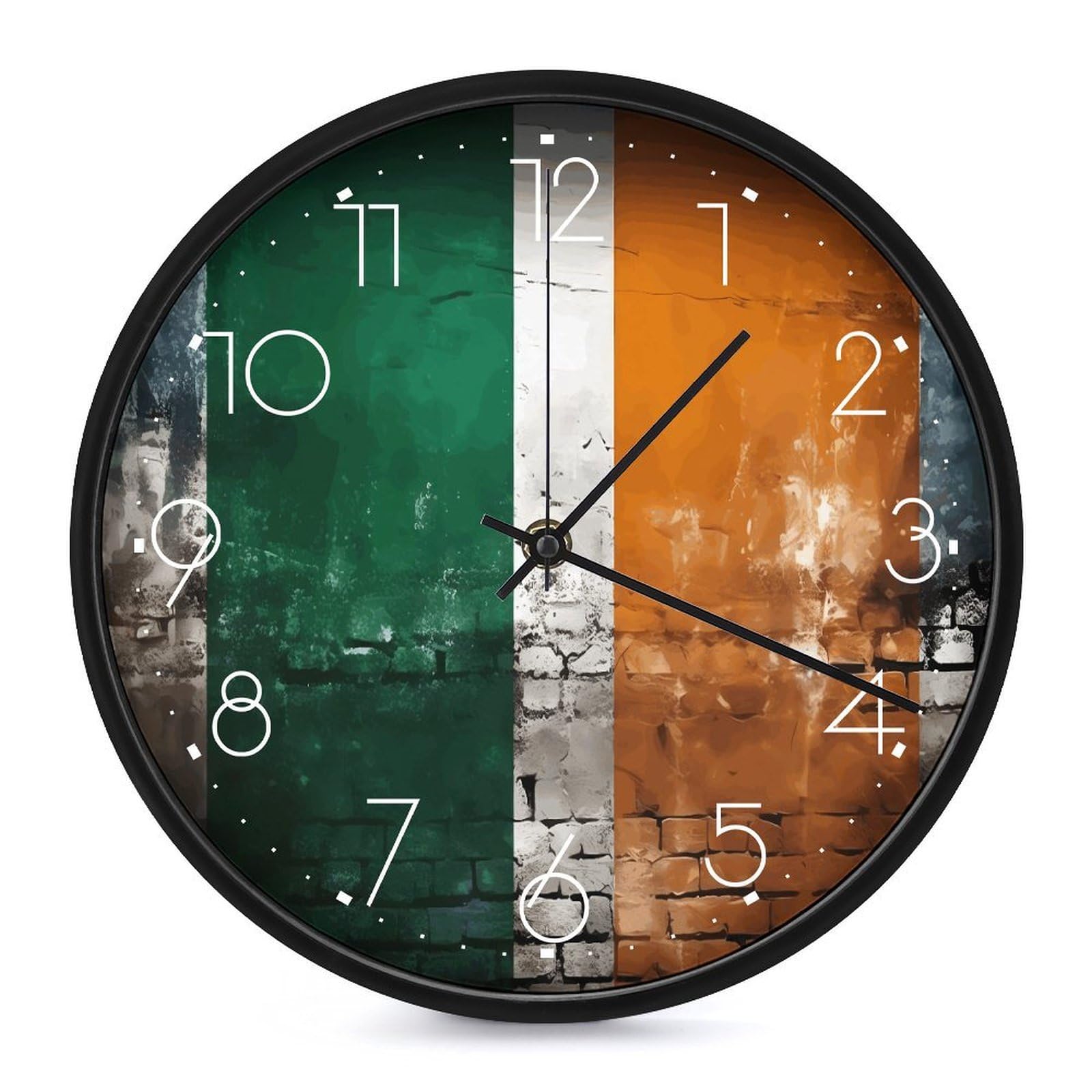 Horloge murale sans bruit MUSM montre vintage silencieuse pour retrouver le sommeil