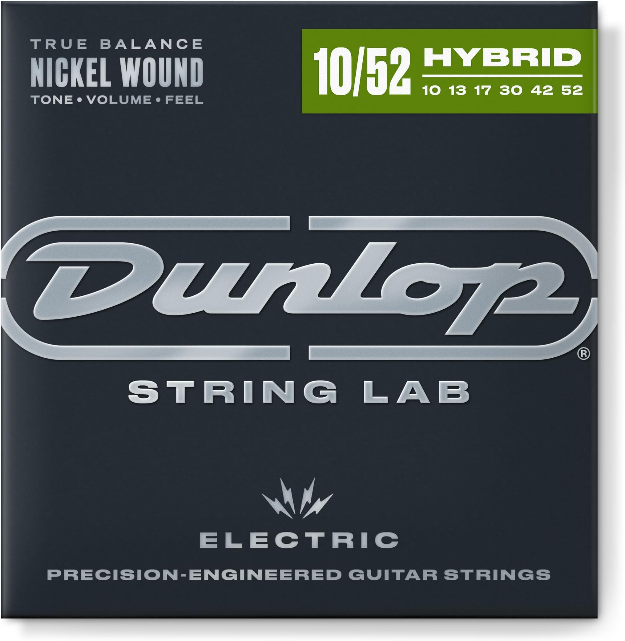 Nickel Wound Electric Guitar Strings 10-52