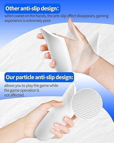 Miniatura 4 de Battery Covers for Meta Quest 2 Controller,DUXICEPIN Replacement Battery Covers kits,Granular non-slip design,Replacement Parts