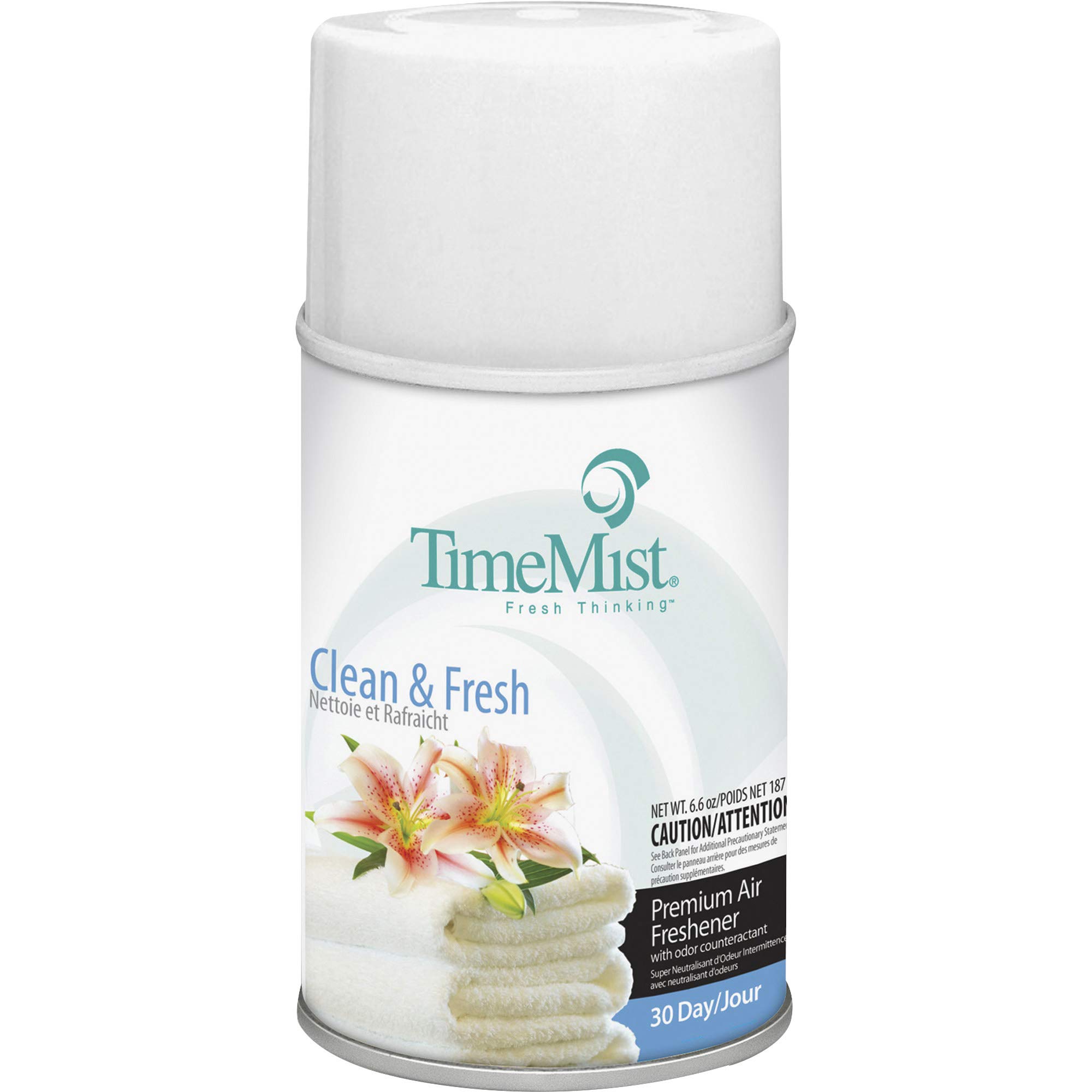 TimeMist 1042771CT Metered Dispenser Clean/Fresh Refill, 12EA