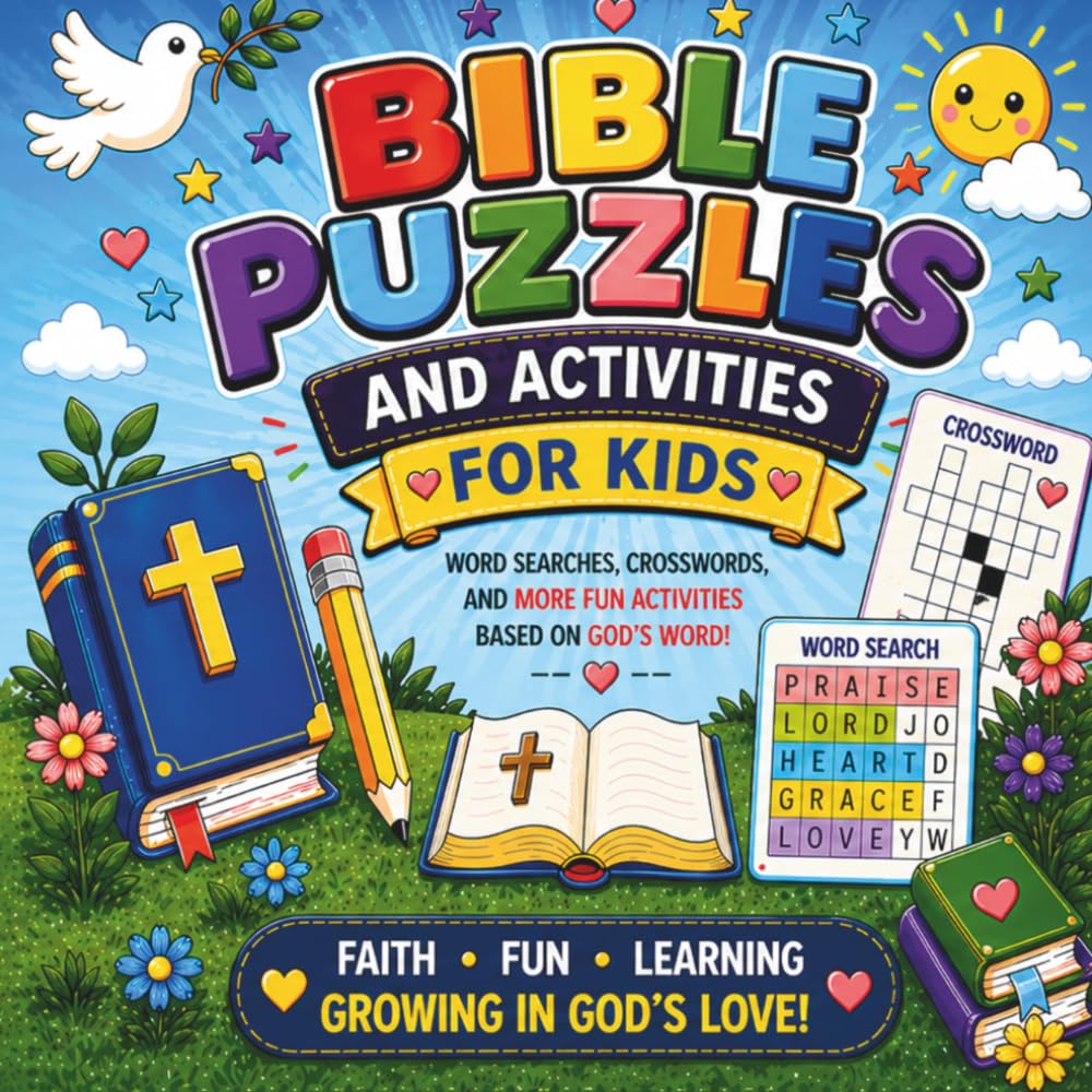 BIBLE PUZZLES AND ACTIVITIES FOR KIDS (BIBLE ADVENTURE FUN SERIES)