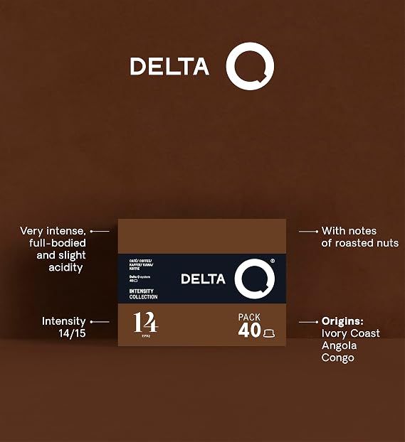 Delta Q Quick Anthracite Espresso Machine with 40 Qalidus & 40 epiQ Capsules