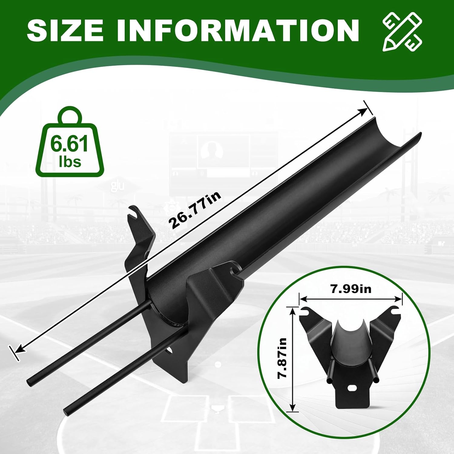 Extended Pitching Machine Chute Compatible with Hack Attack Pitching Machine, Timing Chute Attachment for Baseball Swing Training, Improve Timing for Batters