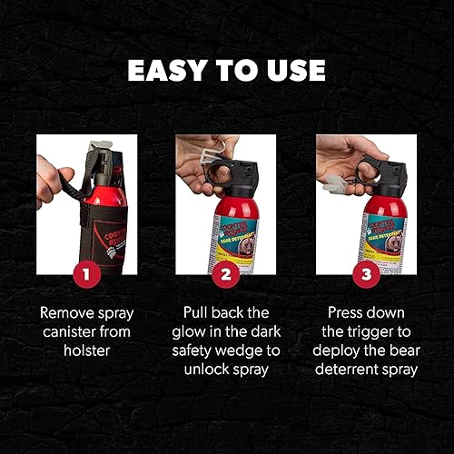 Miniatura 7 de Counter Assault 8.1 oz. Spray de oso con funda