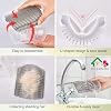 Cat Grooming Brush 4 Set, Self Groomer, Slicker Brush Tool for Shedding, Pet Grooming Supplies for Short Long Hair Cats