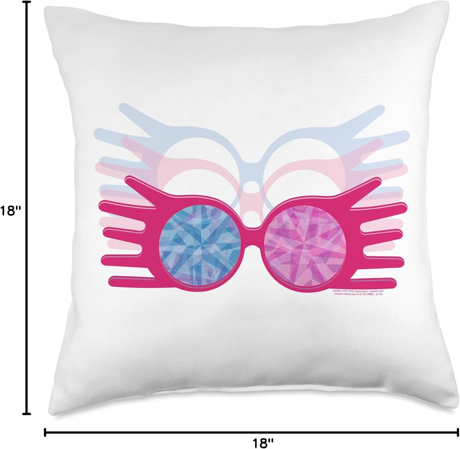 Harry Potter Luna Lovegood Spectrespecs Throw Pillow