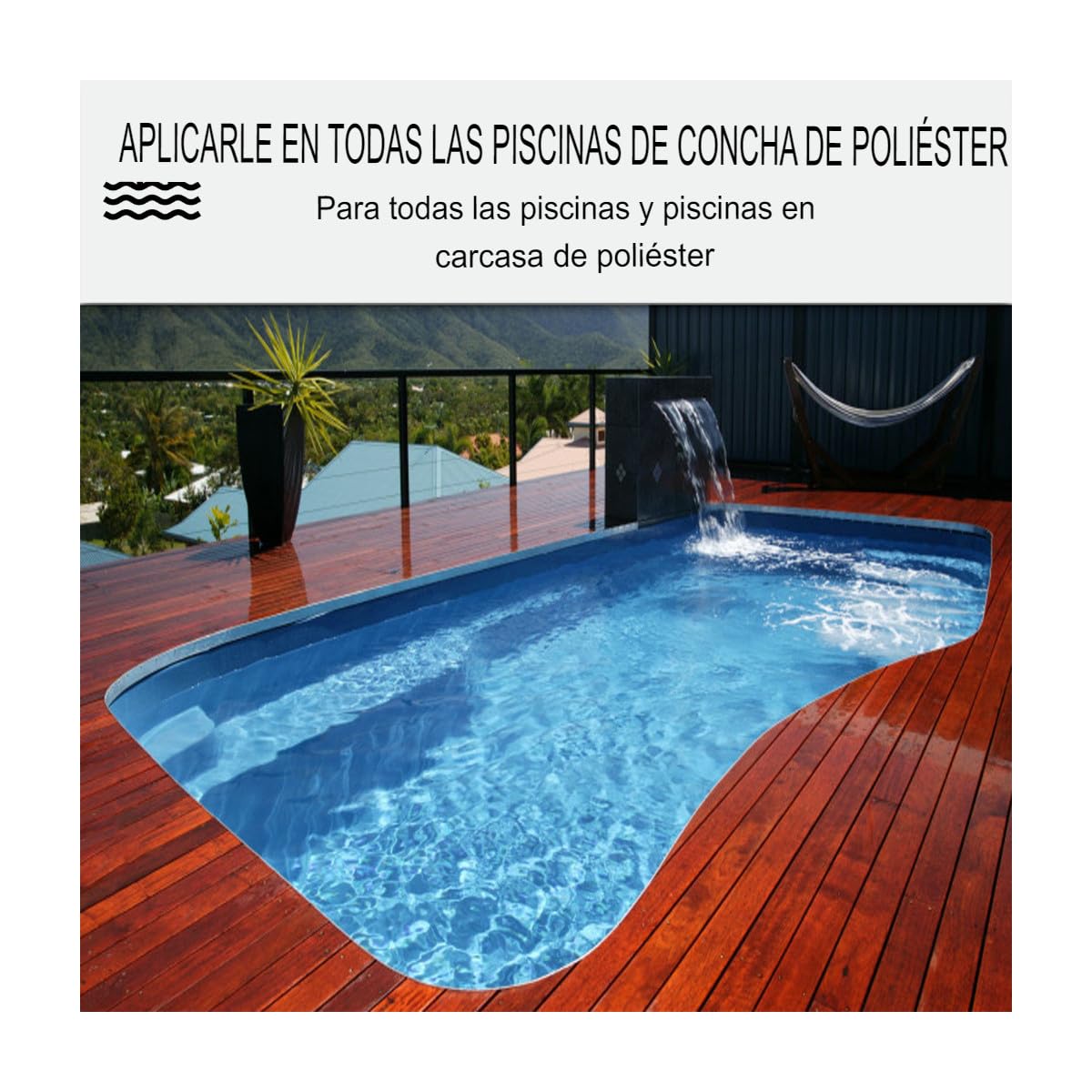 ARCANE INDUSTRIES Pintura para piscinas y depósitos de fibra de vidrio - ARCAPOOL - 175-5 kg (hasta 15m² para 2 capas) Blanco Perla - RAL 1013