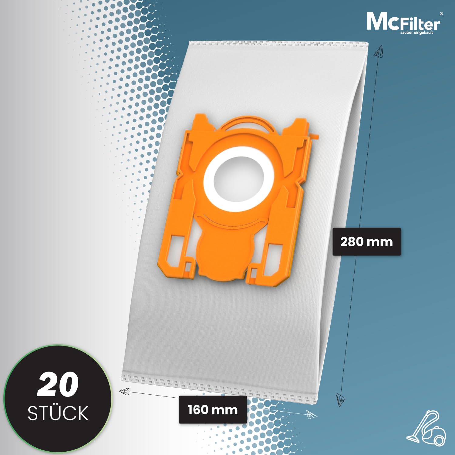 PakTrade – 5 Sacchetti Per Aspirapolvere In Microfibra + Filtro – Compatibili Con AEG, Electrolux, Philips, Swirl – Per VX9, UltraSilencer, ErgoClassic E Altri