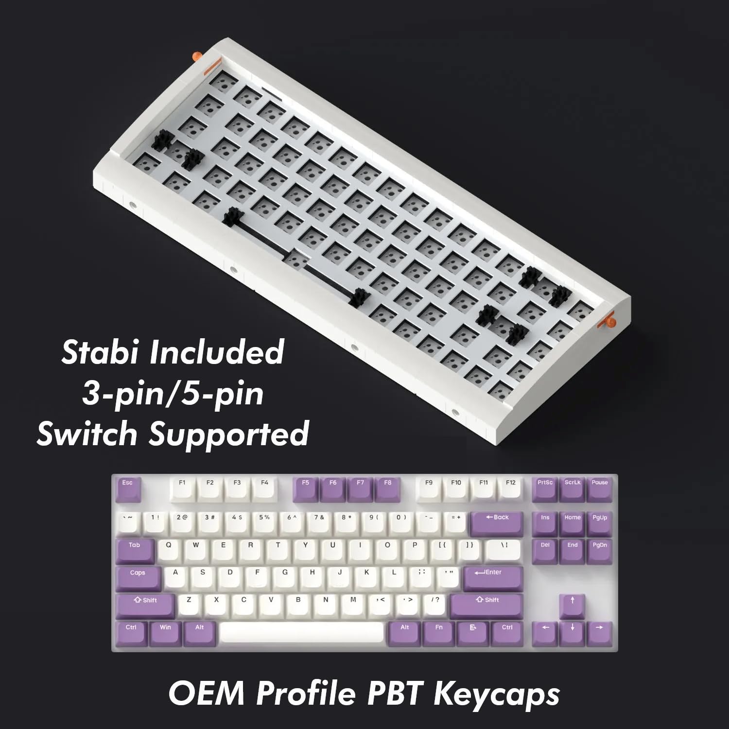 Amazon.com: KBDcraft 02Lilith 65% 5.5° Ergonomic Mechanical