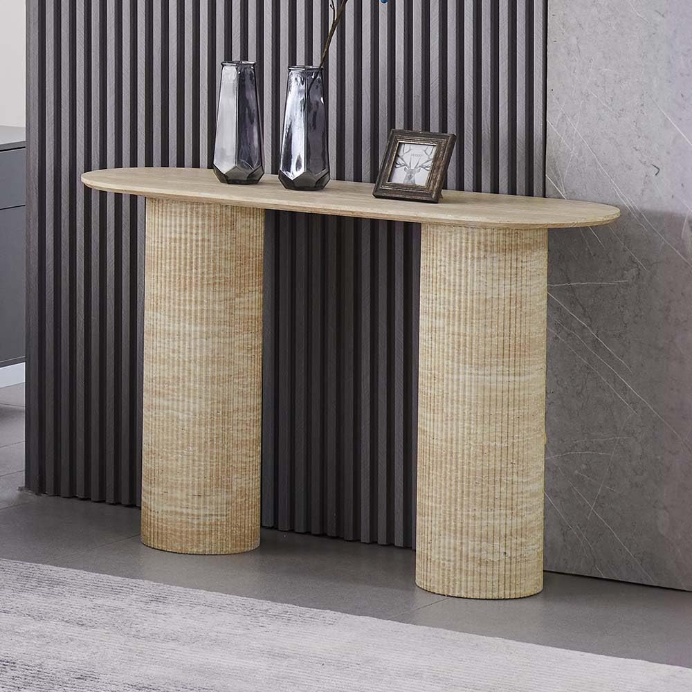 Milton & Oldbrook Konsolentisch, 120 cm, Geneva Look Travertin