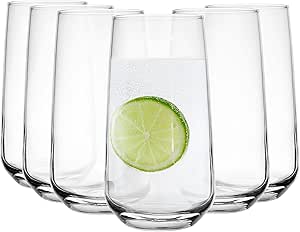 Lot De 4 Verres à Vin Glasmark KROSNO – 300 Ml, Verre Cristal Transparent, Passe Lave-vaisselle