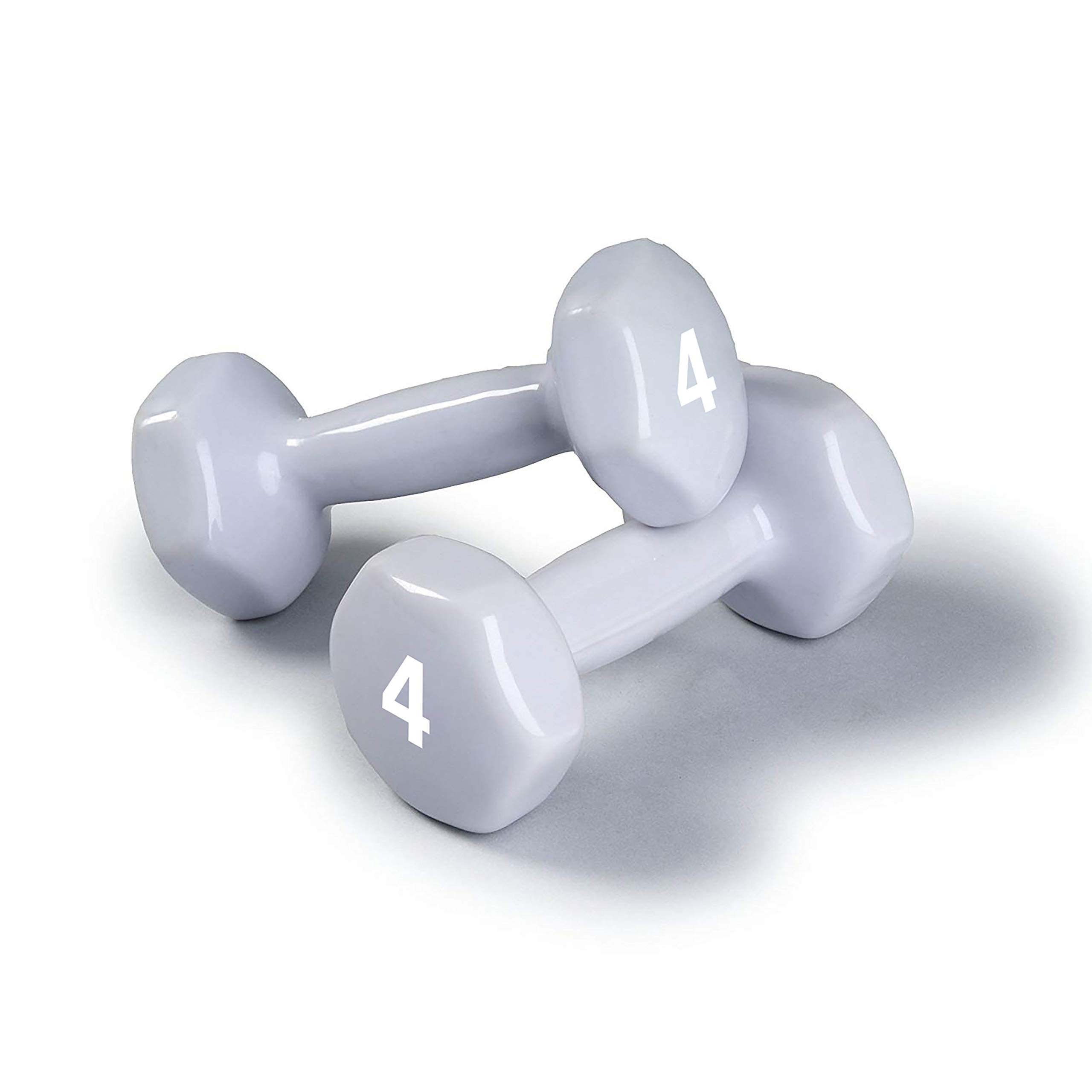 Dumbbells Hand Weights Set of Vinyl Coated Exercise Fitness Dumbbell  for Home Gym Equipment Workouts Strength Training Free Weights for Women