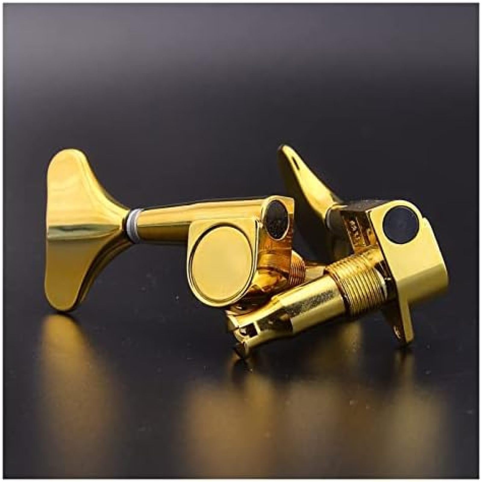 Piroli per Accordatura 1 Set 4/5/6 Corde per Basso Elettrico Meccaniche Sintonizzatori Gold,L4,Pleasant63