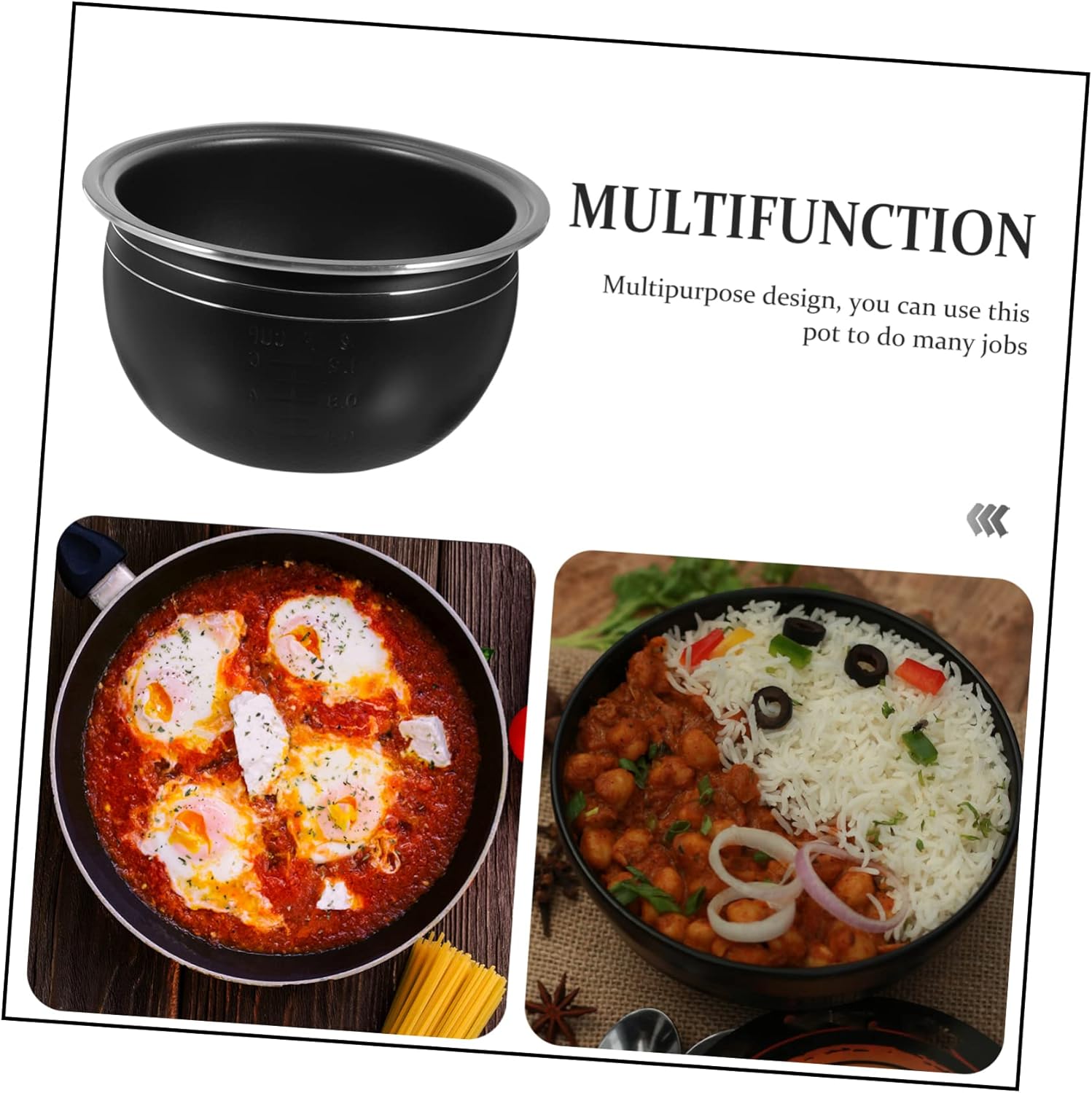 Cooker Accessory Aluminum Rice Cooker Liner Multi-purpose for Electric Pot