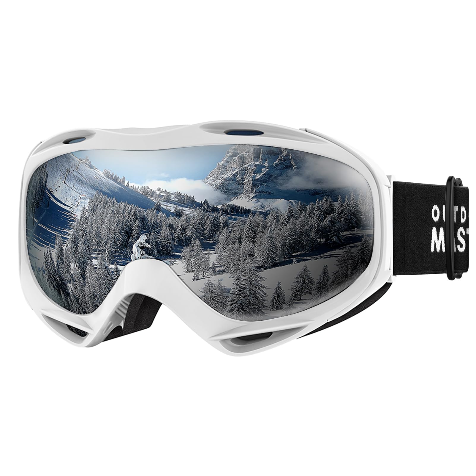 OutdoorMaster OTG Ski Goggles - Over Glasses Ski/Snowboard Goggles for Men, Women & Youth - 100% UV ProtectionOutdoorMaster OTG Ski Goggles - Over Glasses S…