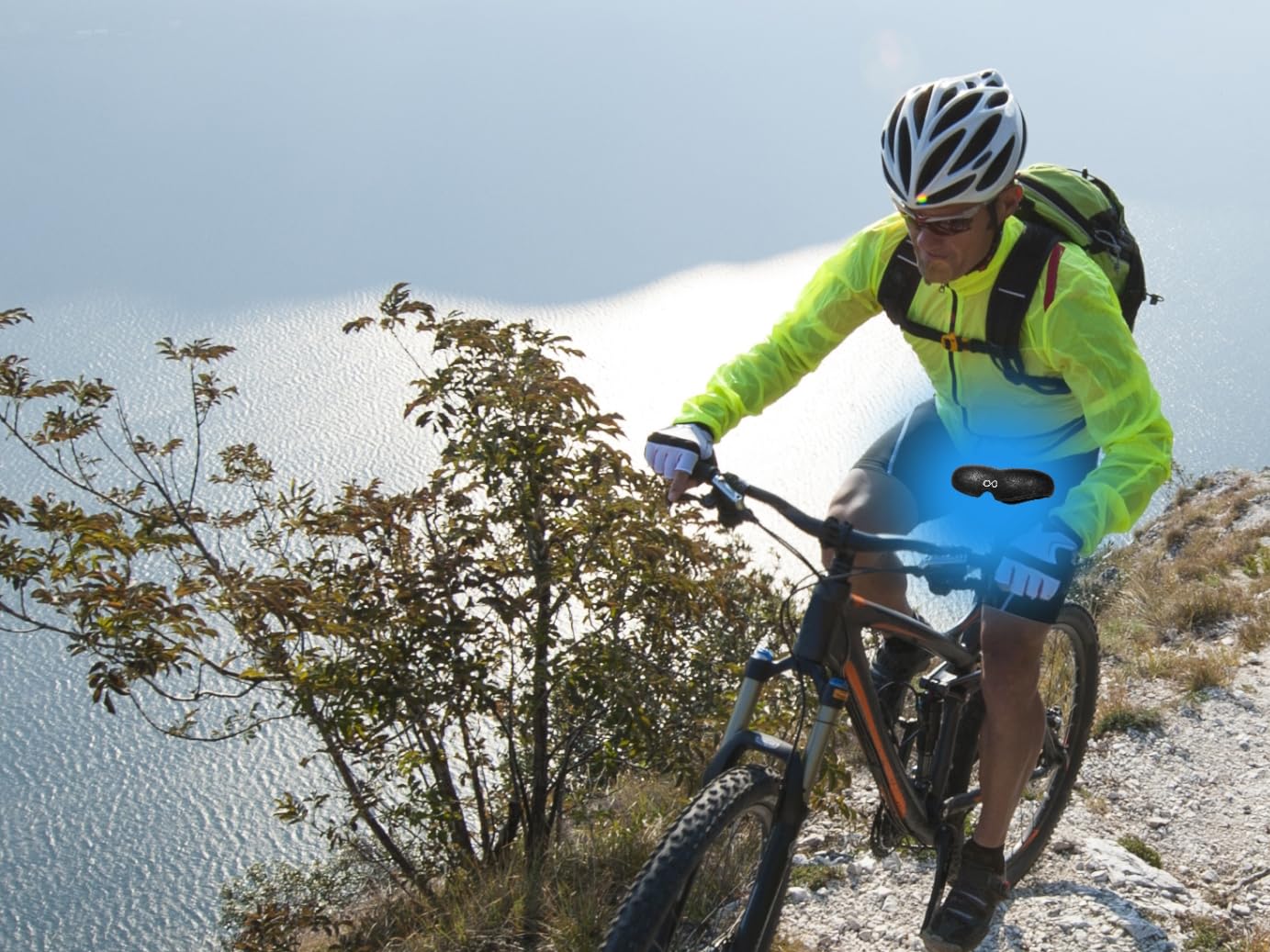 SellOttO Condor – Nouvelle Selle Douce Homme Femme, sans engourdissement génital -Idéal pour vélo de Ville, E-Bike, Pignon Fixe, VTT, Montagne, Course