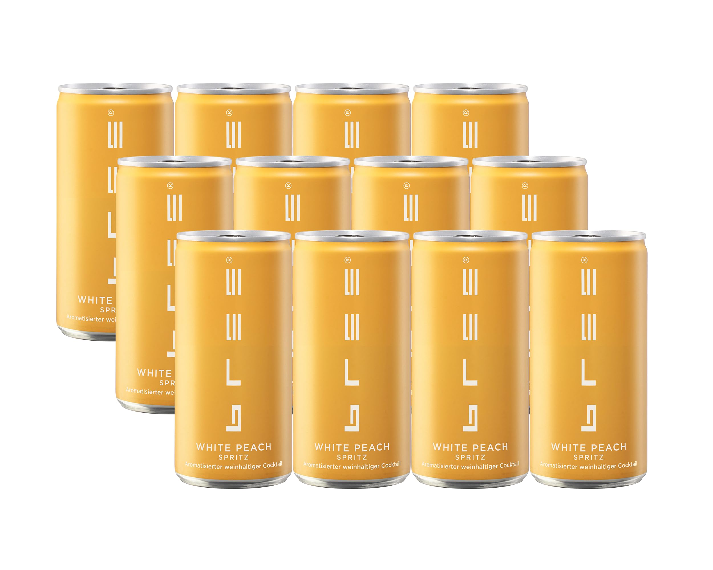 Bree White Peach Spritz (12 x 0,2l) – spritzig und fruchtig mit feinen Noten weißer Pfirsiche und prickelnder Frische – eiskalt aus der Dose ein Hauch Dolce Vita genießen