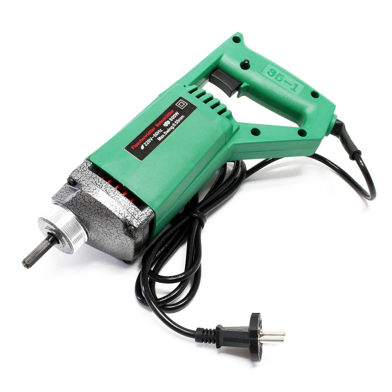 Vibreur à béton 800W Aiguille vibrante 150 cm Arbre flexible Outil électrique