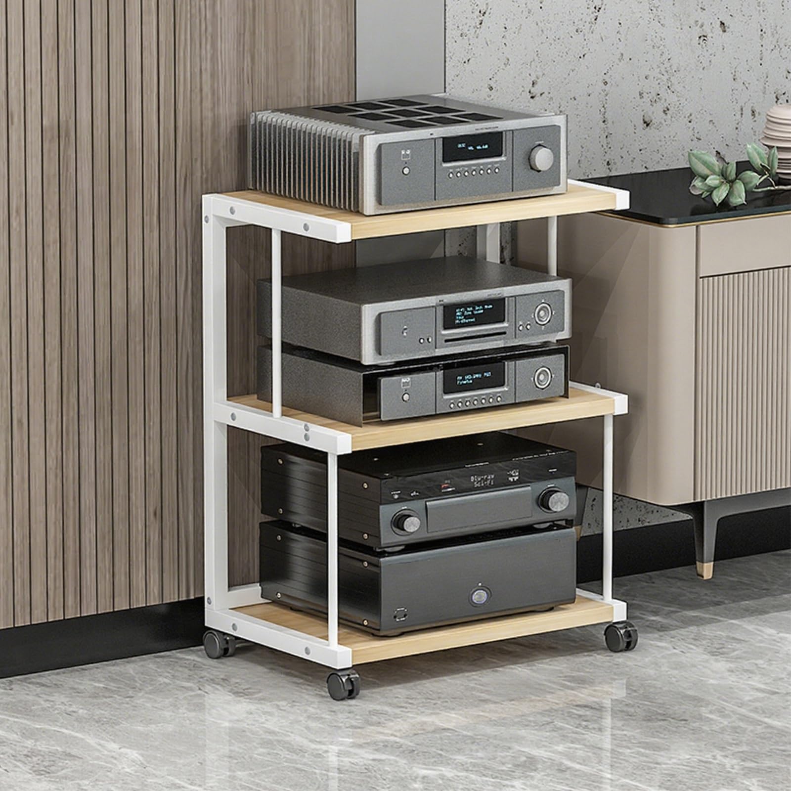 Meuble d'angle informatique et rack réseau pour organiser votre bureau