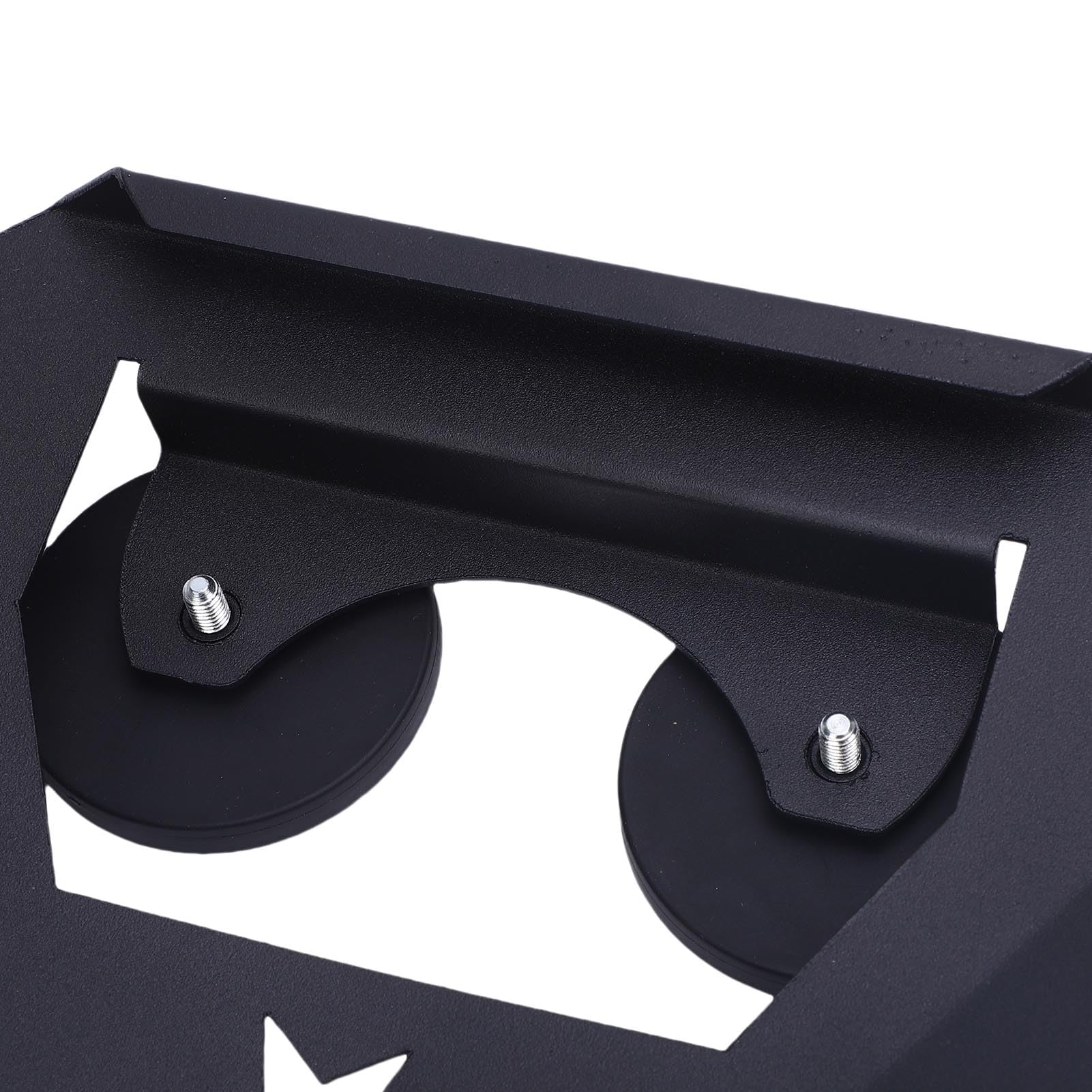 Generic Soporte para Techo de Coche Satélite, Kit de Montaje Magnético de Liberación Rápida de Hierro con 4 Imanes de 264 Libras de Sujeción con Revestimiento de Goma para Mini Satélite en Techo de