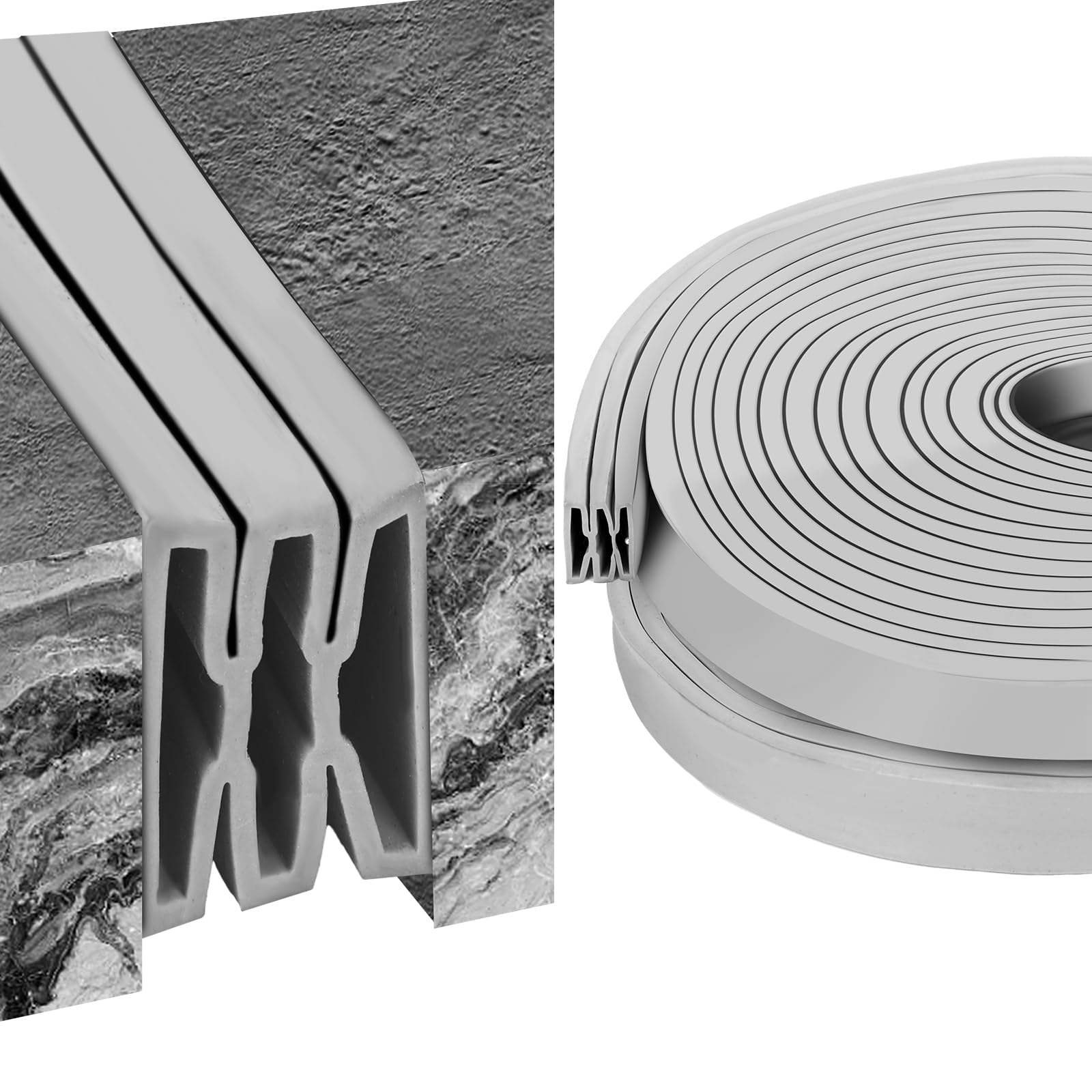 Joint d'expansion en caoutchouc EPDM 3m pour fissure de béton
