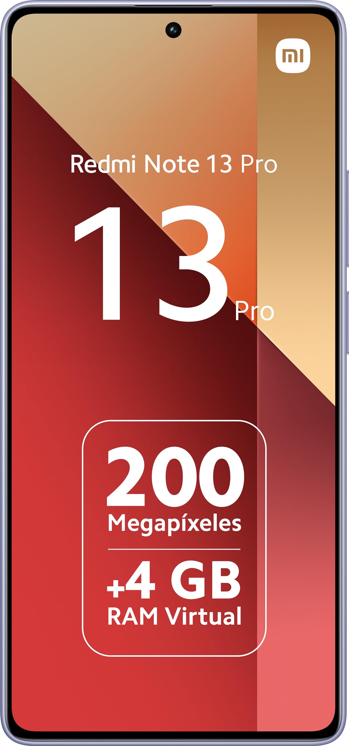 Xiaomi Redmi Note 13 Pro 4G 2.2GHz 8+256GB, FHD+ AMOLED, Fotocamera Ultra-Clear, Batteria 5000mAh, MediaTek Helio G99, Viola (IT Versione)