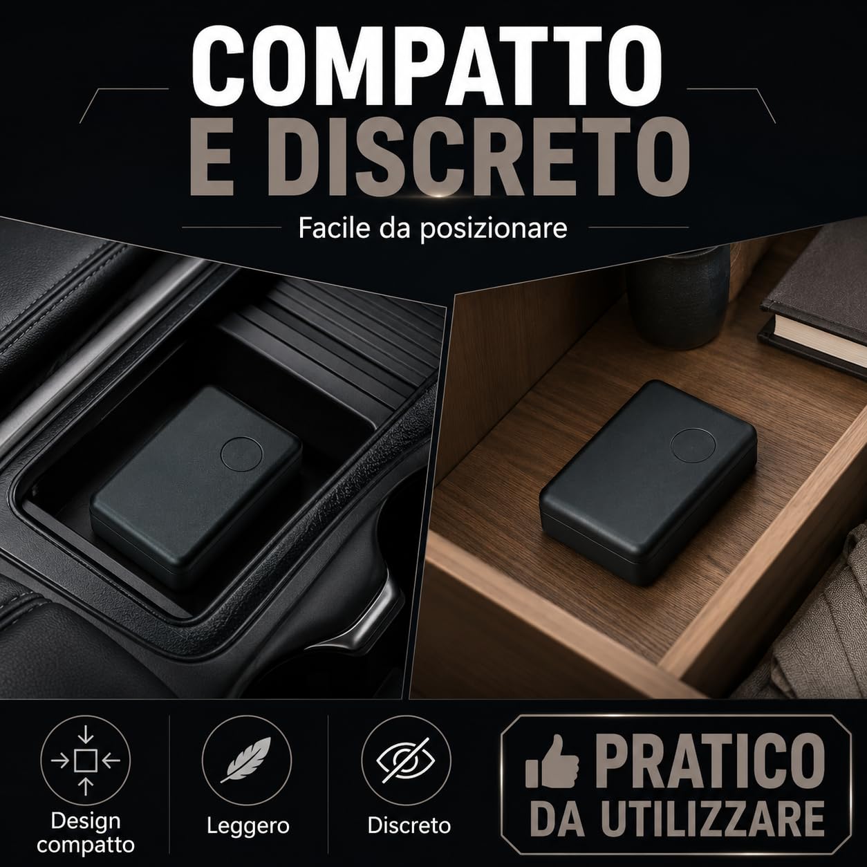 M39 MICROSPIA AUDIO Ascolto LIVE con SIM (non inclusa) – Chiami e Ascolti, Ideale per Monitoraggio Discreto come Antifurto per Auto e Abitazioni - No Localizzatore/GPS