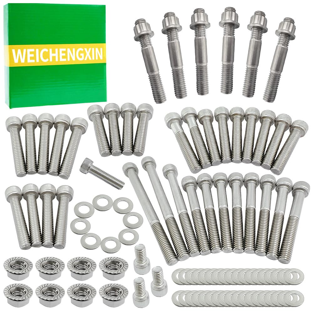 YAMAHA BLASTER STAINLESS BOLT SCREW ENGINE Kit SET YFS200 POLISHED - Foto 13