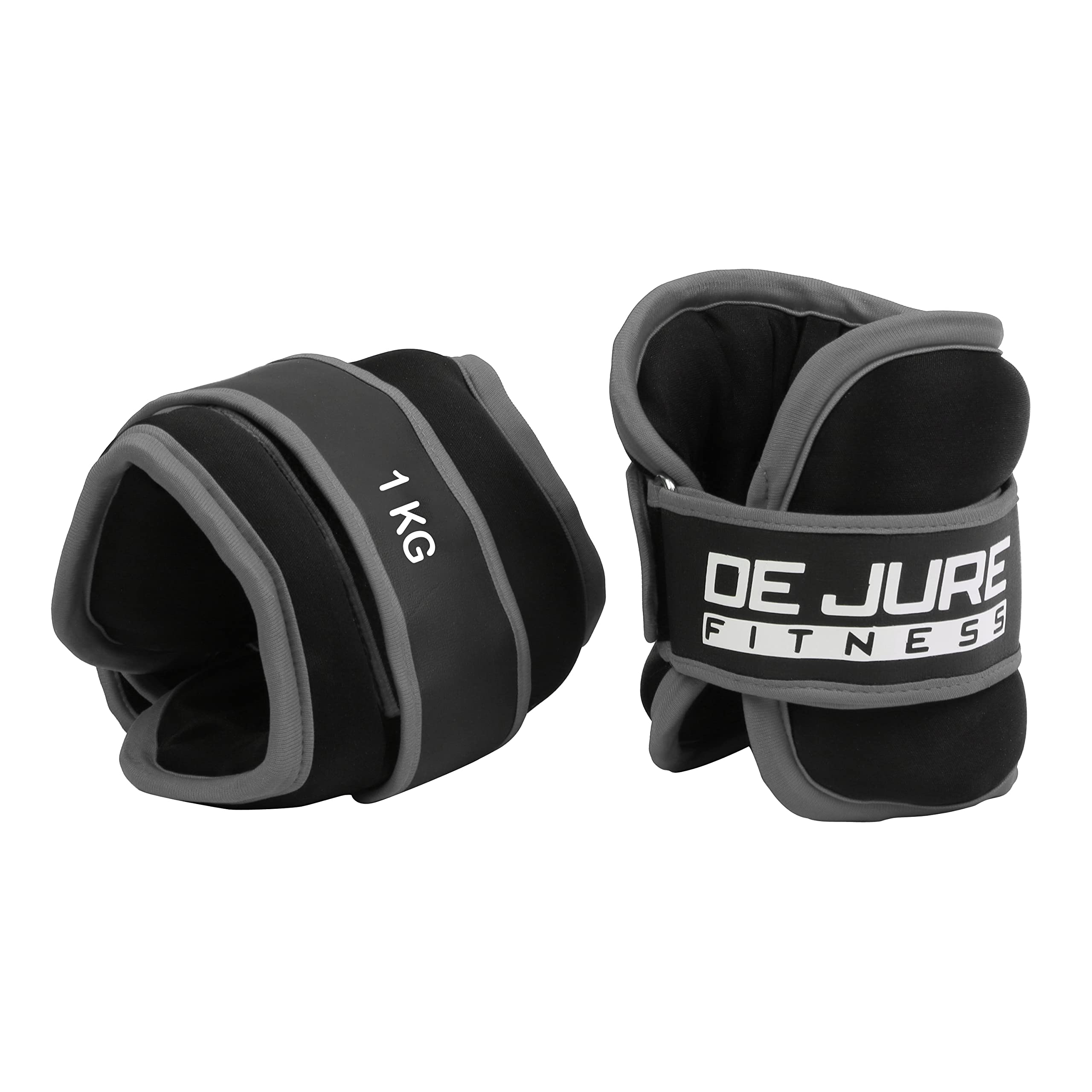 De Jure Fitness Ankle Weights, 0.5-2.5kg Ankle Weights Wrist Weights Adjustable Straps for Fitness, Walking, Running, Jogging, Exercise, Gym, Workout (1 KG Pair) (B0C55FKHR9) Amazon Price History, Amazon Price Tracker