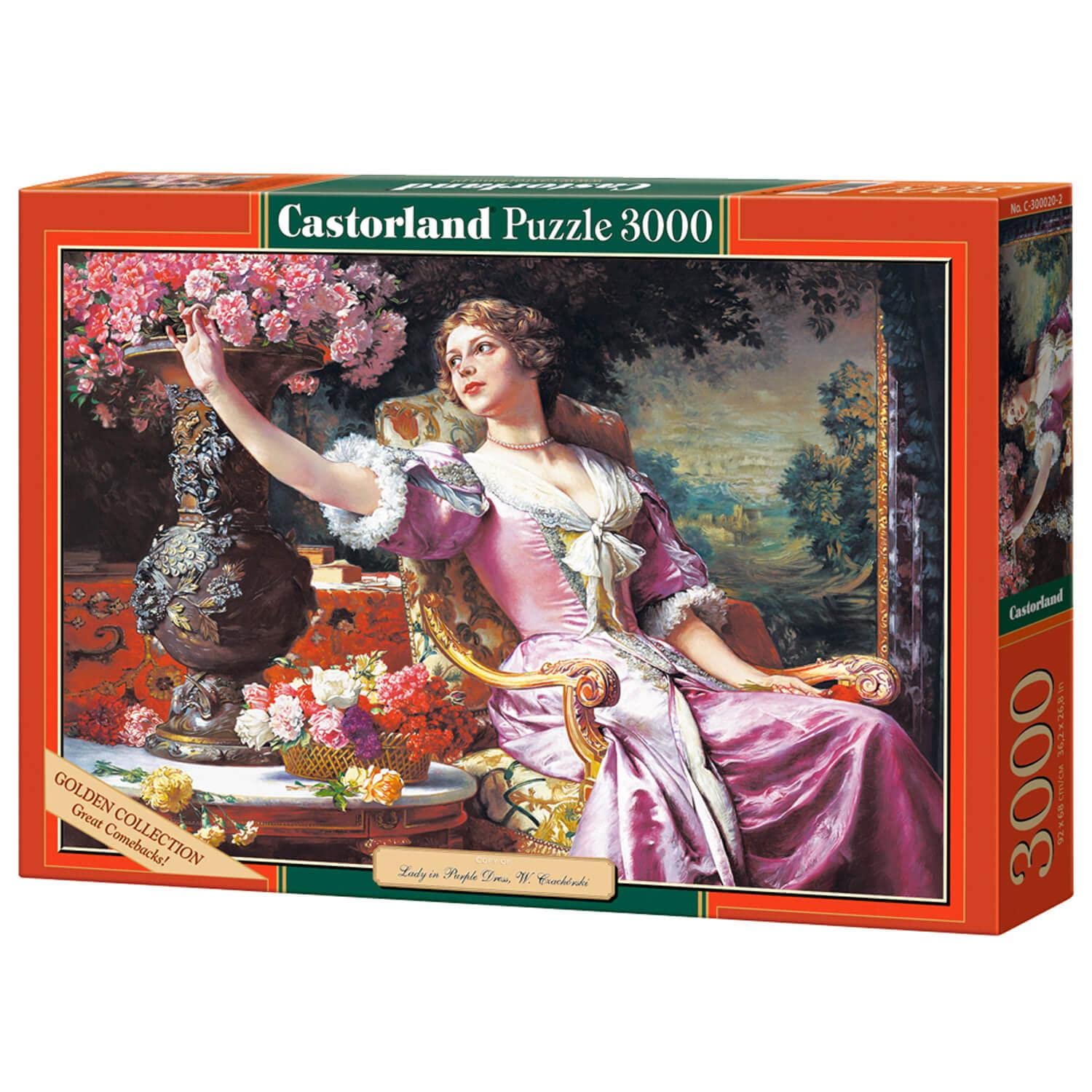 Castorland Puzzle A Day At The Airport, 40 Pezzi Maxi, Per Bambini E Adulti, Dimensioni 59x40 Cm, Multicolore