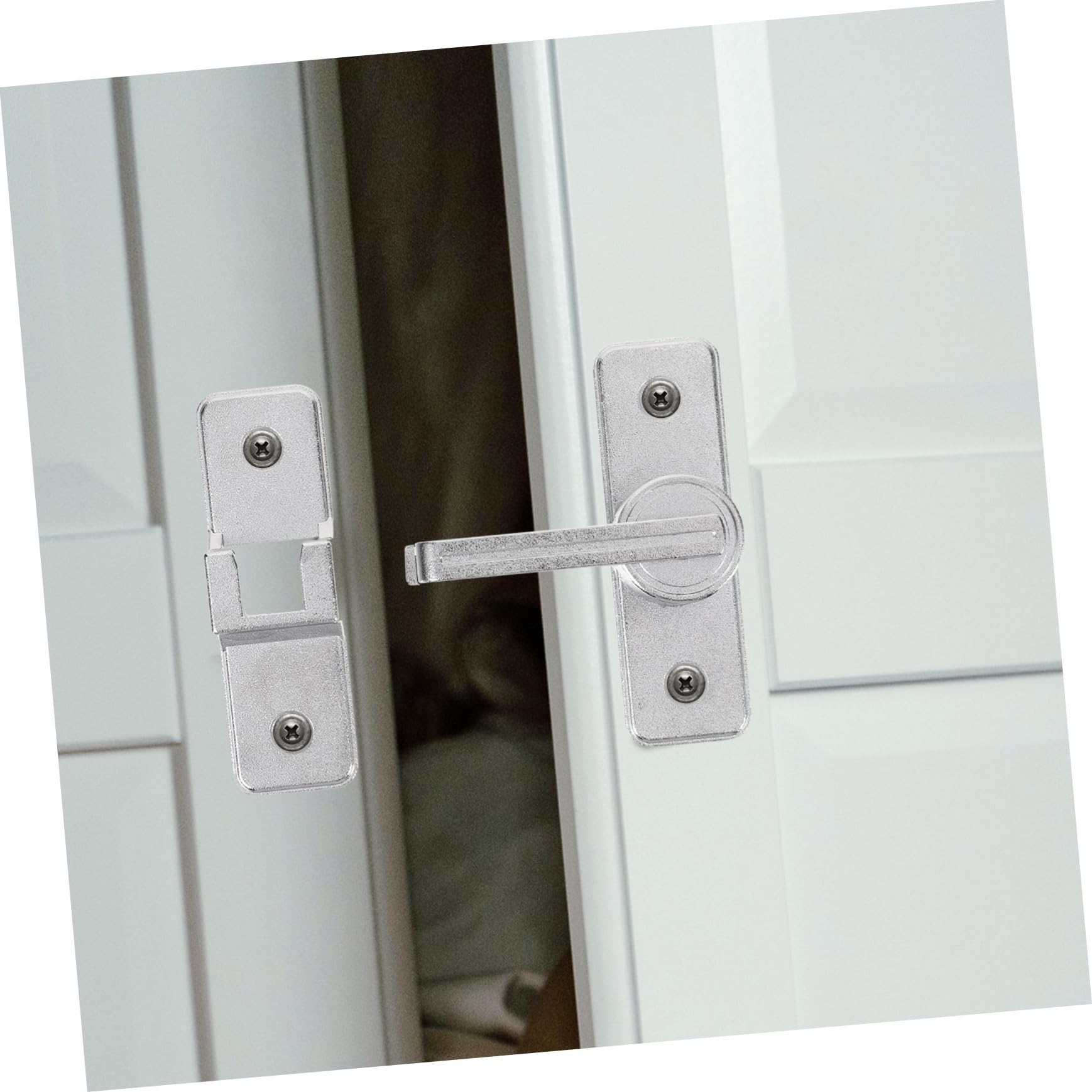 POPETPOP 5stücke Barn Door Lock Schwerer Türverschluss Für Schiebetüren Installieren Geeignet Für Garagen Badezimmer Und Robustem Gefertigt