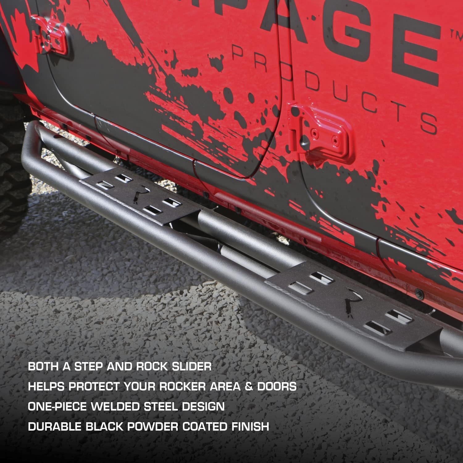 パンページ BINARY STAR Curve Design Running Boards Compatible with