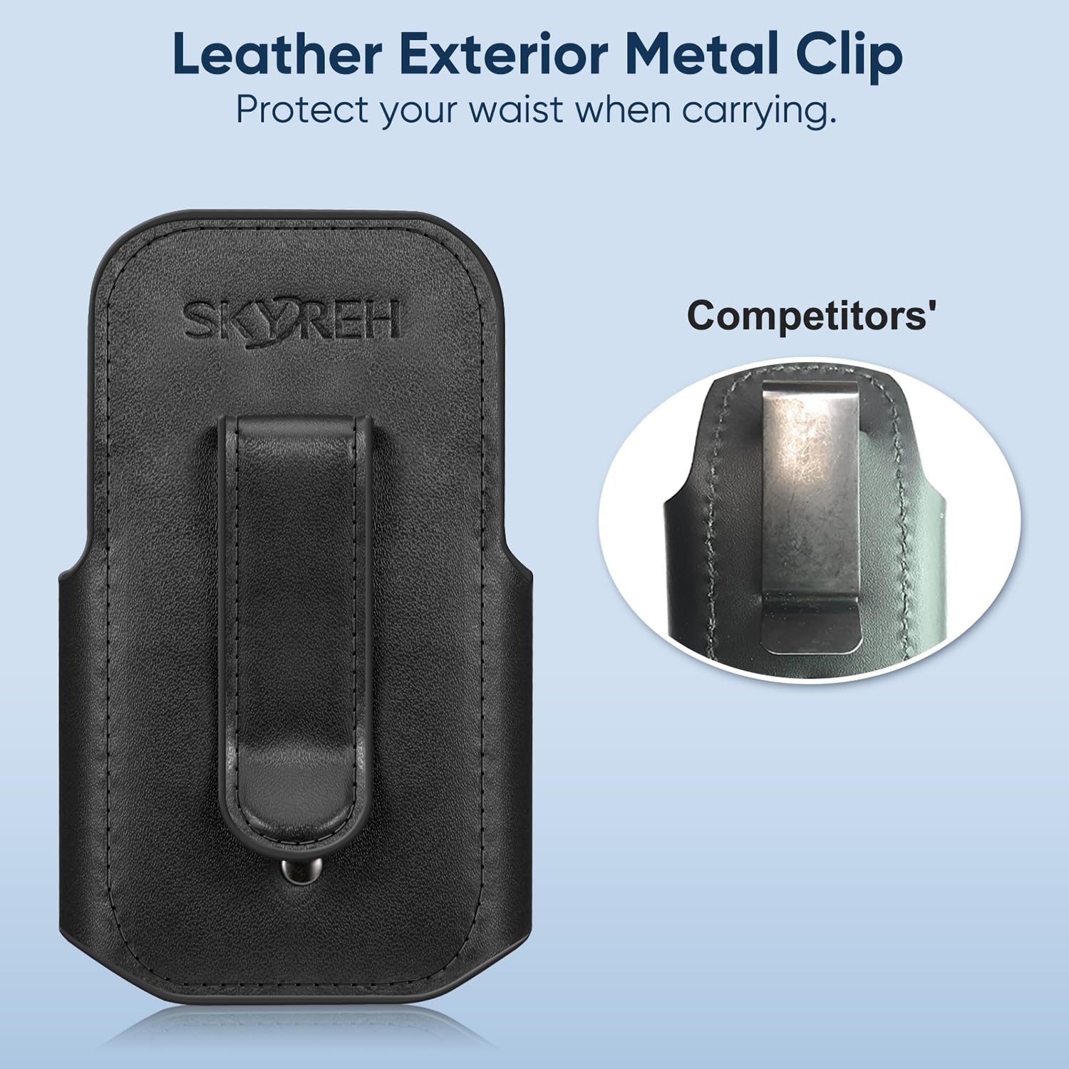 Stethoskop-Halter-Clip, magnetisch, Premium-Leder, Stethoskop-Hüfthalter, leicht, tragbar, Holster für Ärzte, Krankenschwestern, EMT, Medizinstudenten, für 3M Littmann & Most Stethoskop