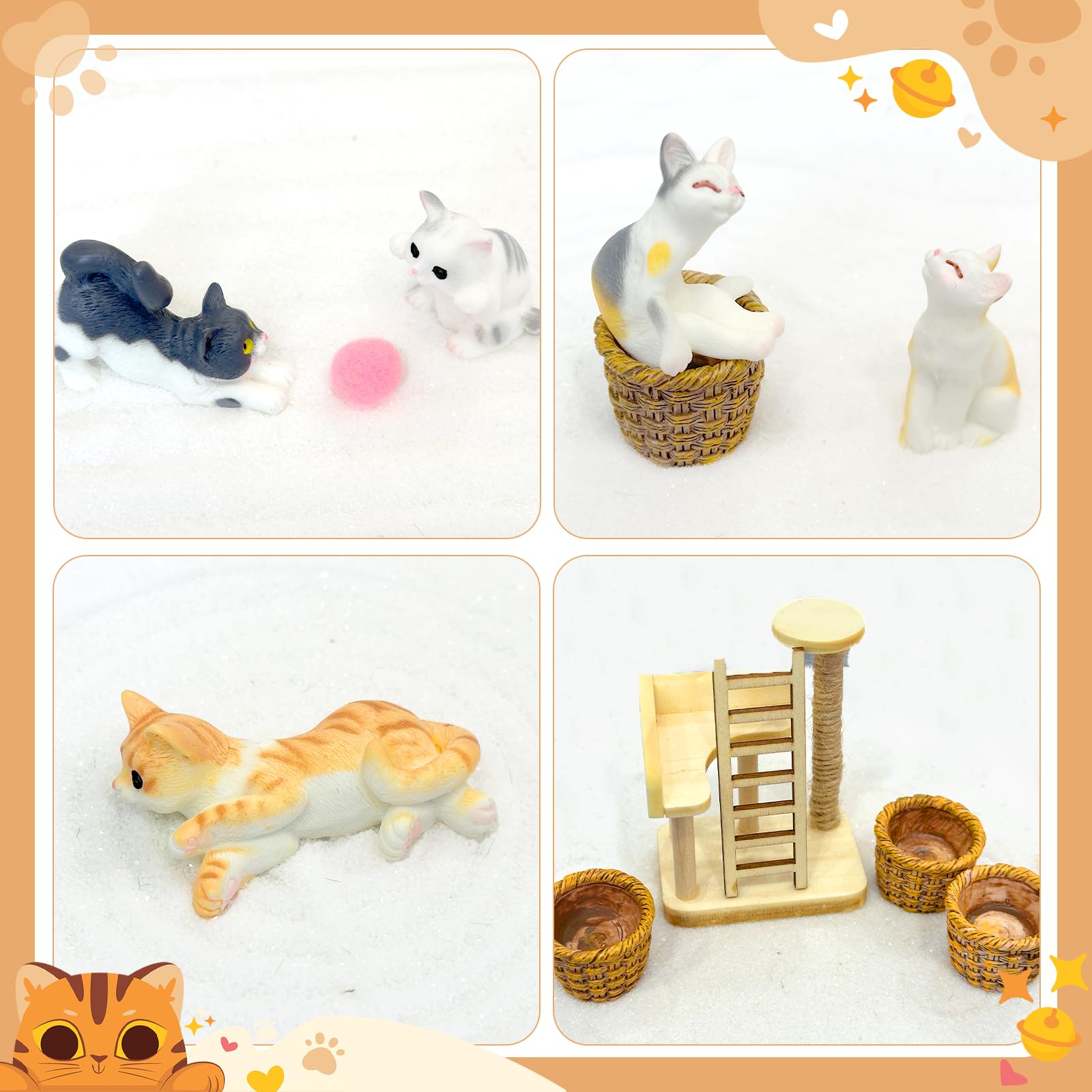 Amazon.com: Zen Garden for Desk for Cat Lover Gifts | with Tray