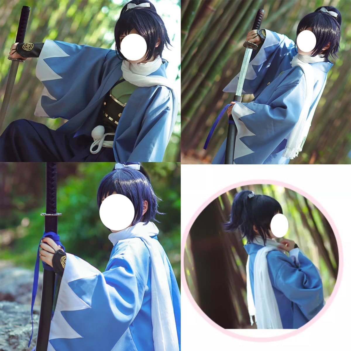 YAYANA]刀剣乱舞加州清光/大和守安定コスプレ 衣装 和服 戦闘服 武士服