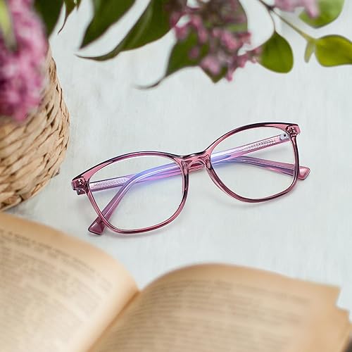 Miniatura 6 de Madison Avenue Gafas de lectura cuadradas vintage TR90 con bloqueo de luz azul para mujer, antirreflejosfatiga ocular
