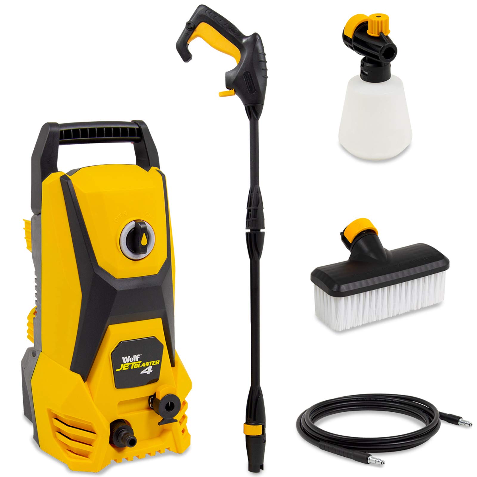 Wolf "Jet Blaster 4" Electric Pressure Washer 105BAR Power Water Jet 1523psi