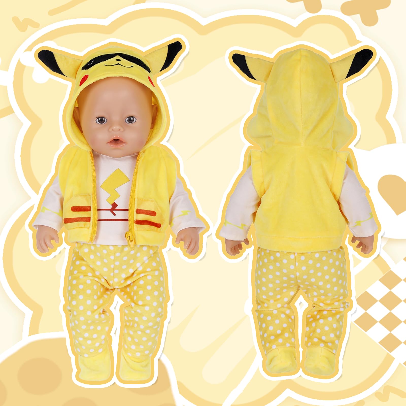 Baby Doll Clothes for 14-18 inch Baby Dolls - Image 3