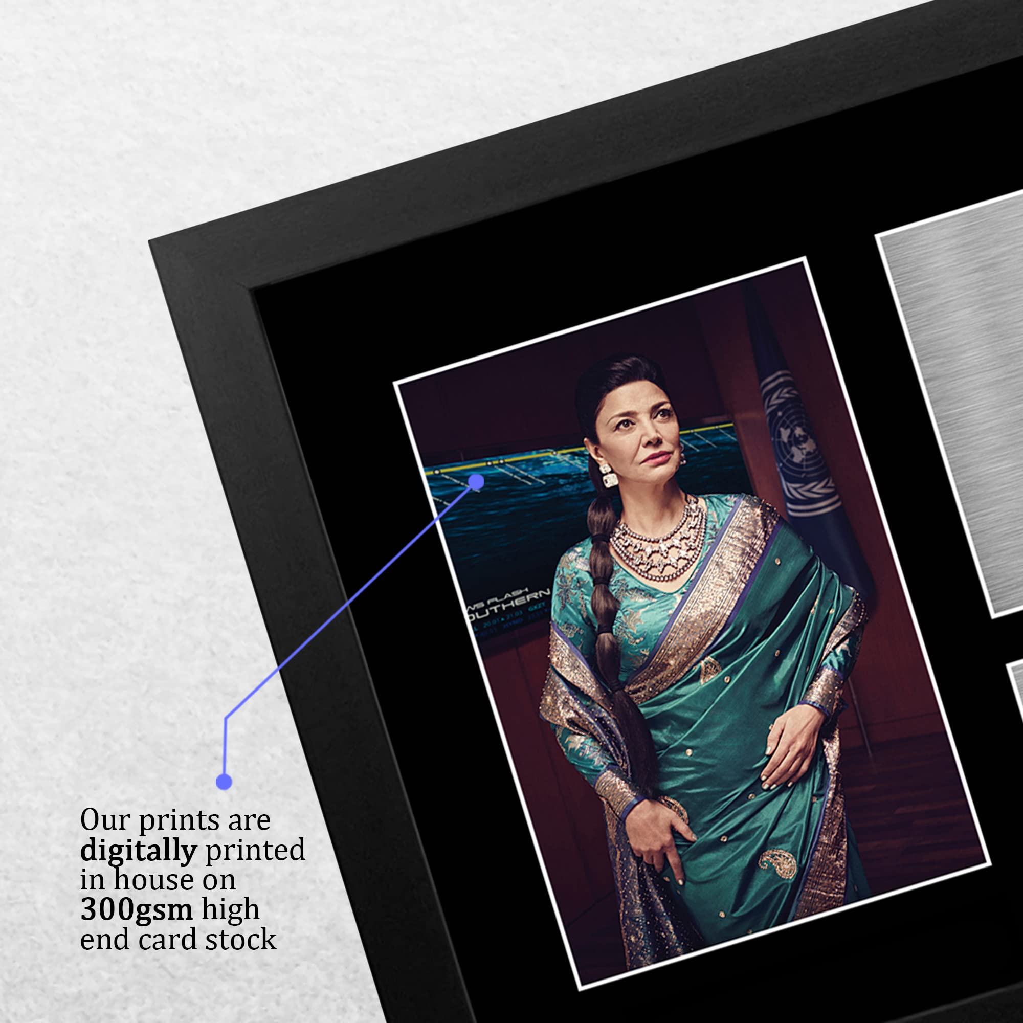 HWC Trading FR A4 Shohreh Aghdashloo The Expanse Regali Stampati Autografo Firmato Immagine Per Gli Appassionati Di Programma Televisivo - A4 Framed
