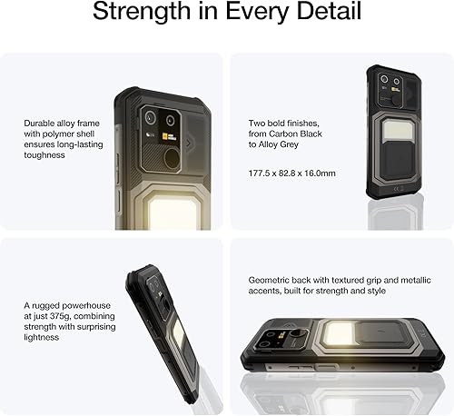 Miniatura 7 de AGM G3 Pro Smartphone resistente con cámara térmica de grado profesional 512 × 384 y graba videos térmicos de 25 fps en tiempo real, reloj