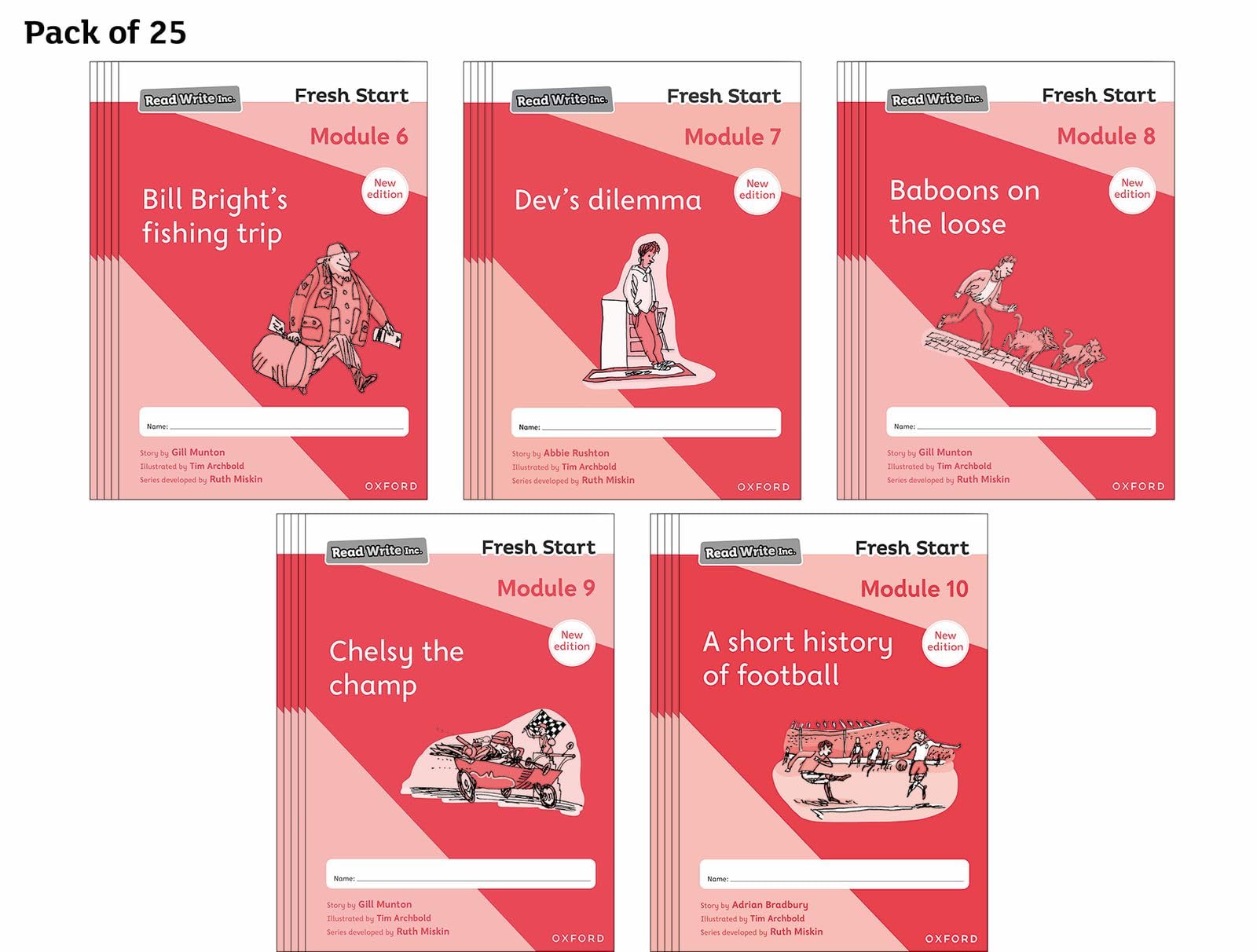 2024 Modules 6-10 - Pack of 25 (Read Write Inc. Fresh Start: 2024 Edition) by...