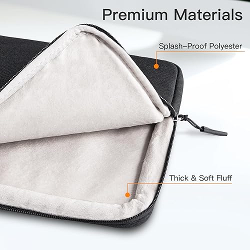 Miniatura 10 de JETech Funda impermeable para laptop de 16 pulgadas para MacBook Pro M3, M2, M1, A2780, A2485, A2141, con bolsillo, compatible con portátiles de 16