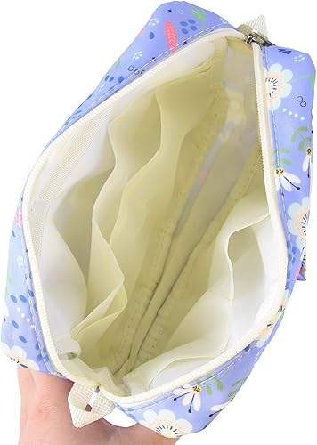 Miniatura 125 de Organizador multifuncional de cartera, bolsa de viaje impermeable con cremallera, estuche de almacenamiento de suministros de diario para cuadernos